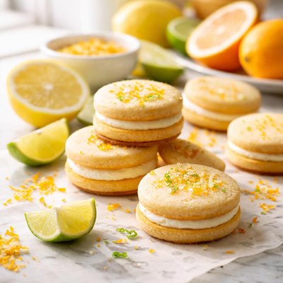 Image of Citrus Sandwich Cookies