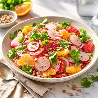 Image of Citrusy Radish and Cilantro Salad