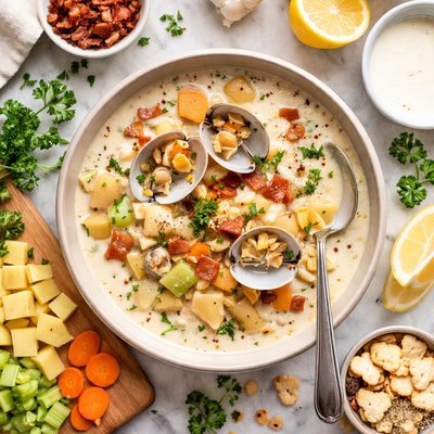 Image of Clam Chowder for One