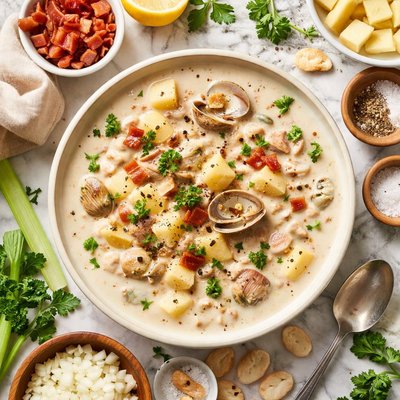 Image of Clam Chowder New England Style