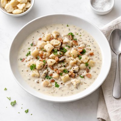 Image of Clam Chowder Using Canned Clams
