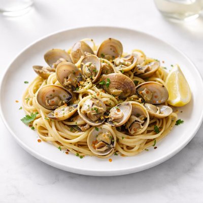 Image of Clam Pasta with Garlic White Wine Australia