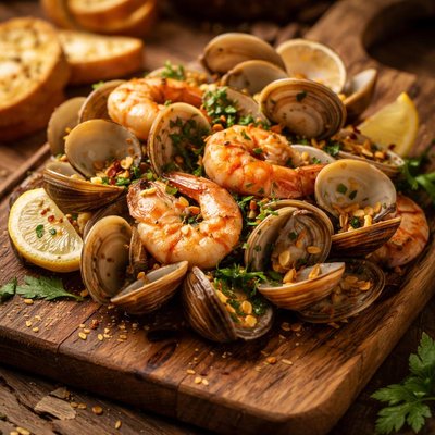 Image of Clams and Shrimp