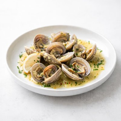 Image of Clams with White Wine