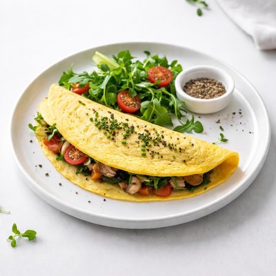 Image of Clásica tortilla francesa de 2 huevos