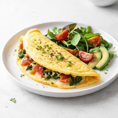 Image of Clásica Tortilla Francesa de 3 Huevos Alta en Proteínas