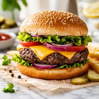 Image of Classic American Cheeseburger