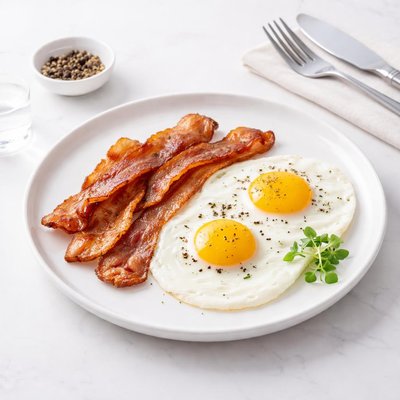 Image of Classic Bacon and Eggs Breakfast
