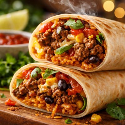Image of Whole30 Classic Beef Burritos