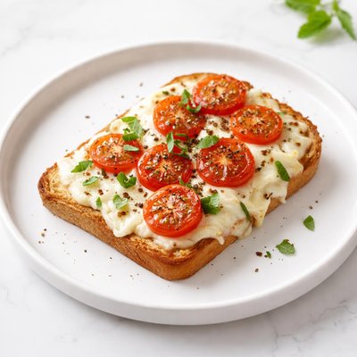 Image of Classic Cheese and Tomato Toast