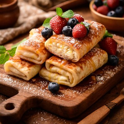 Image of Classic Cheese Blintzes