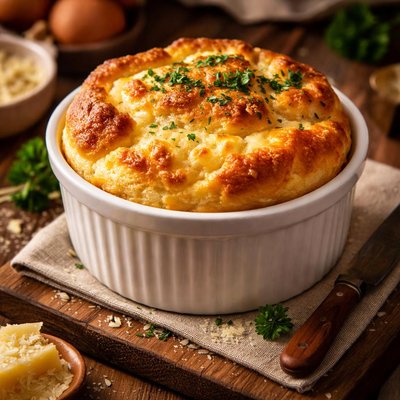 Image of Classic Cheese Souffle Julia Child