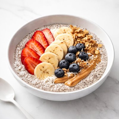 Image of Clásico tazón de pudín de semillas de chía