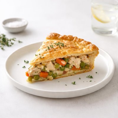 Image of Classic Chicken and Vegetable Savory Pie