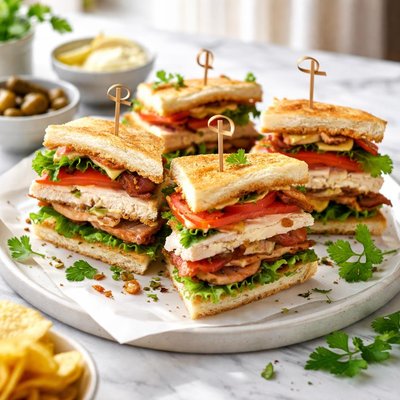 Image of Classic Club Sandwiches