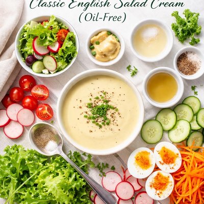 Image of Classic English Salad Cream Oil Free Salad Dressing