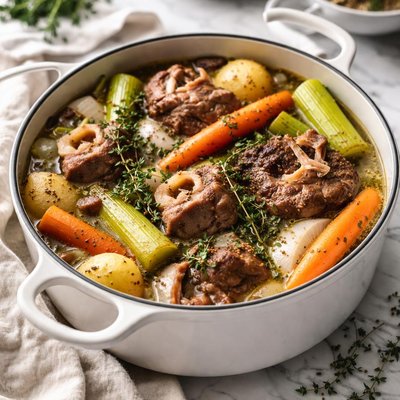 Image of Classic French Pot Au Feu Crock Pot or Le Creuset