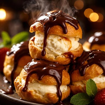 Image of Classic French Profiteroles