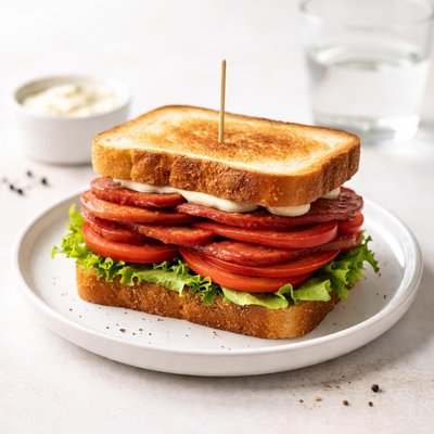 Image of Classic Fried Bologna Sandwich