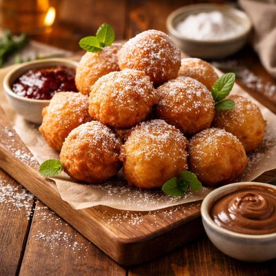Image of Clásicas Bolitas de Masa Fritas Saludables