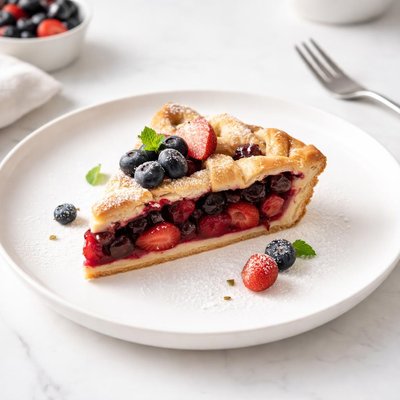 Image of Tarta Clásica de Frutas sin Gluten