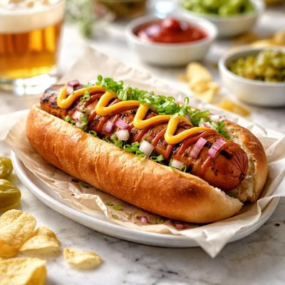 Image of Classic Grilled Hotdog