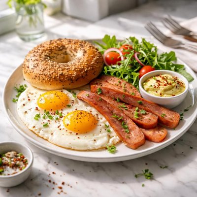 Image of Classic Ham and Egg Breakfast