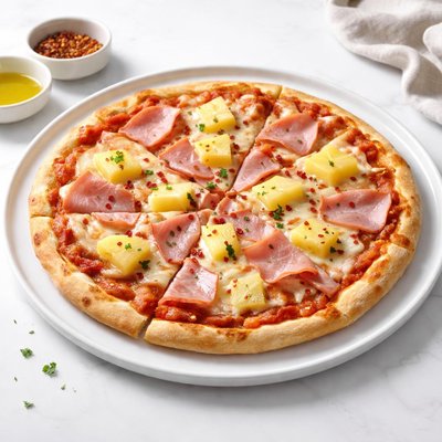 Image of Classic Ham and Pineapple Pizza