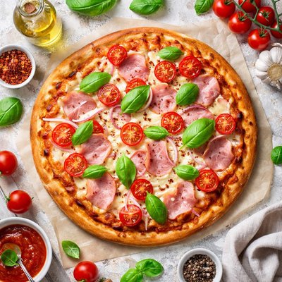 Image of Classic Ham Pizza