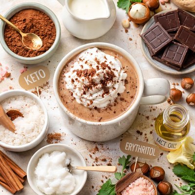 Image of Clásica Bebida de Cacao Casera Keto