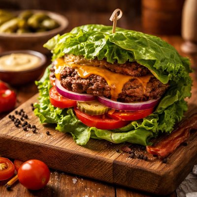 Image of Classic Homemade Hamburger