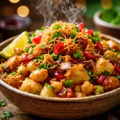Image of Chaat clásico indio sin gluten