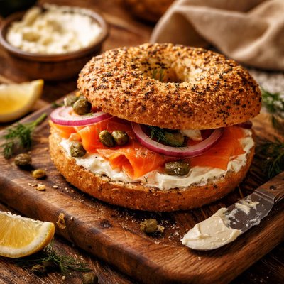 Image of Classic Lox Bagel