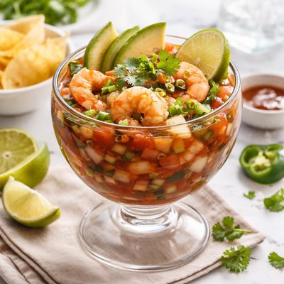 Image of Classic Mexican Shrimp Cocktail
