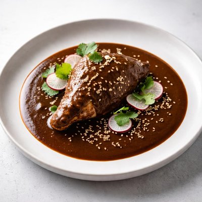 Image of Classic Mole Poblano Sauce with Chicken