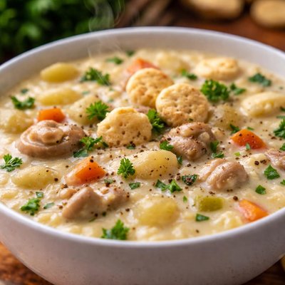 Image of Clam Chowder Keto Clásico de Nueva Inglaterra