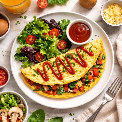 Image of Clásica Tortilla con Kétchup