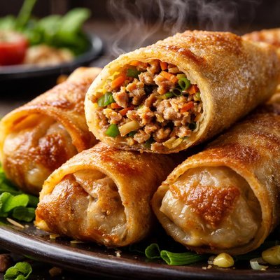 Image of Whole30 Classic Pork and Vegetable Egg Rolls