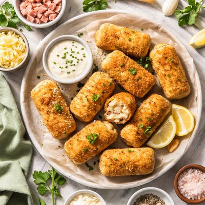 Image of Croquetas Clásicas de Patata y Jamón Bajas en Sodio