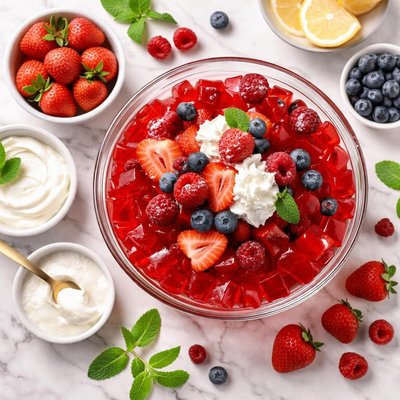 Image of Classic Red Gelatin Dessert