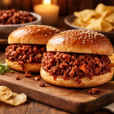 Image of "Carne Vegetariana Clásica de Sloppy Joe"