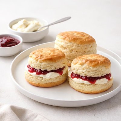 Image of Classic Tea Time Cream Scones