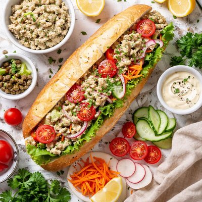 Image of Clásico Baguette de Atún Alto en Proteínas