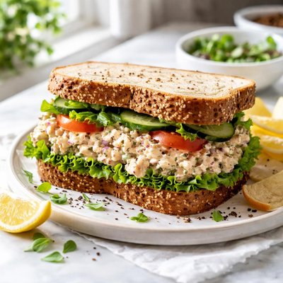 Image of Classic Tuna Mayonnaise Sandwich