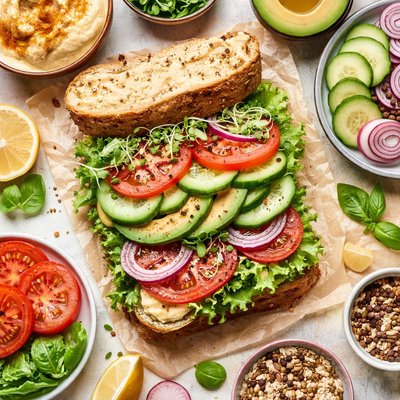 Image of Classic Vegetable Sandwich