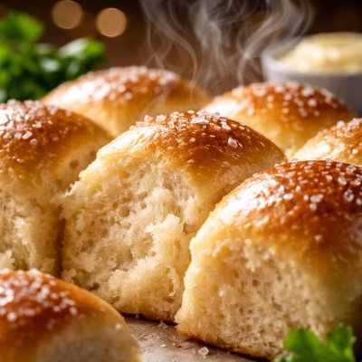 Image of Classic White Dinner Rolls