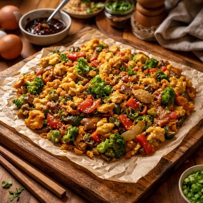 Image of Clean Out the Fridge Egg Fu Yum