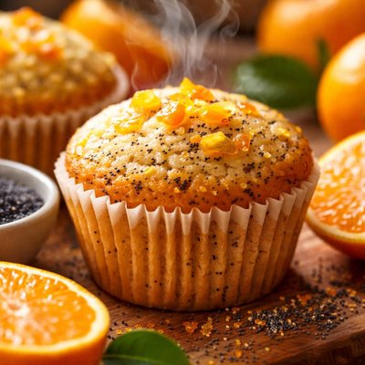 Image of Clementine Poppy Seed Muffins