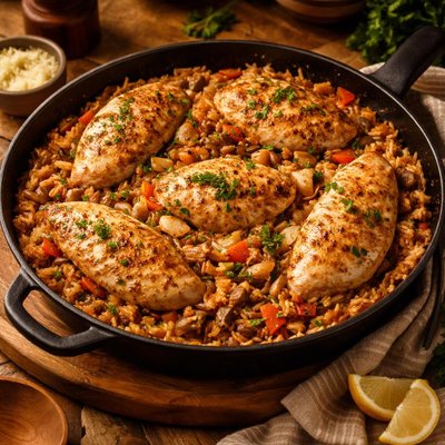 Image of Clock Watchers Chicken Skillet