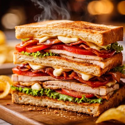 Image of Club Sandwich Baked